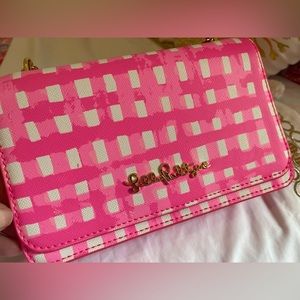 Lilly Pulitzer Kat Crossbody Bag Pink Tropicals. New without tags.